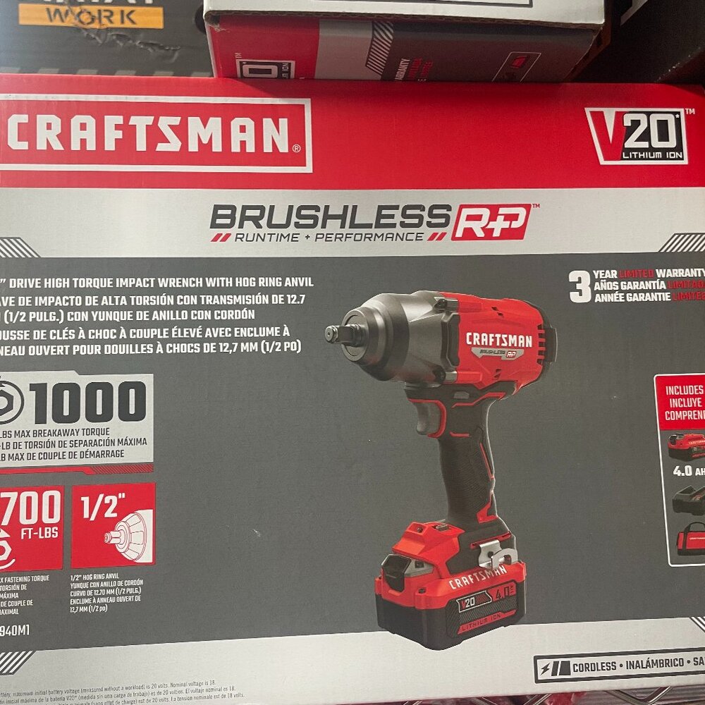 Craftsman V20 Brushless Impact Drill